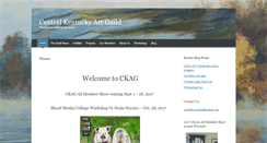 Desktop Screenshot of centralkyartguild.com